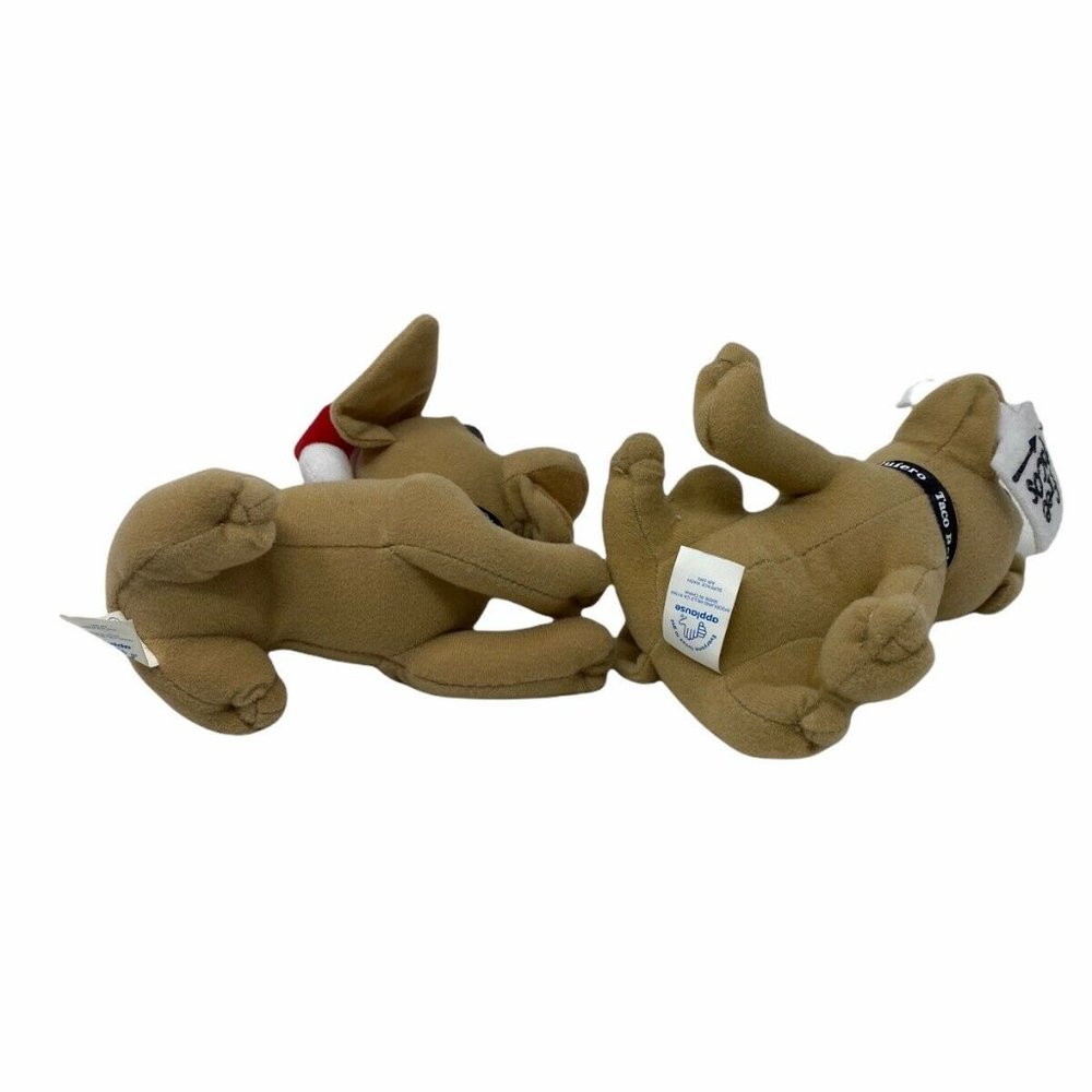 Yo Quiero Taco Bell Dog Chihuahua Plush Stuffed Animal Free Tacos Sign & Xmas - Picture 6 of 6